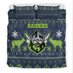 canberra-raiders-bedding-set-christmas-ugly-style