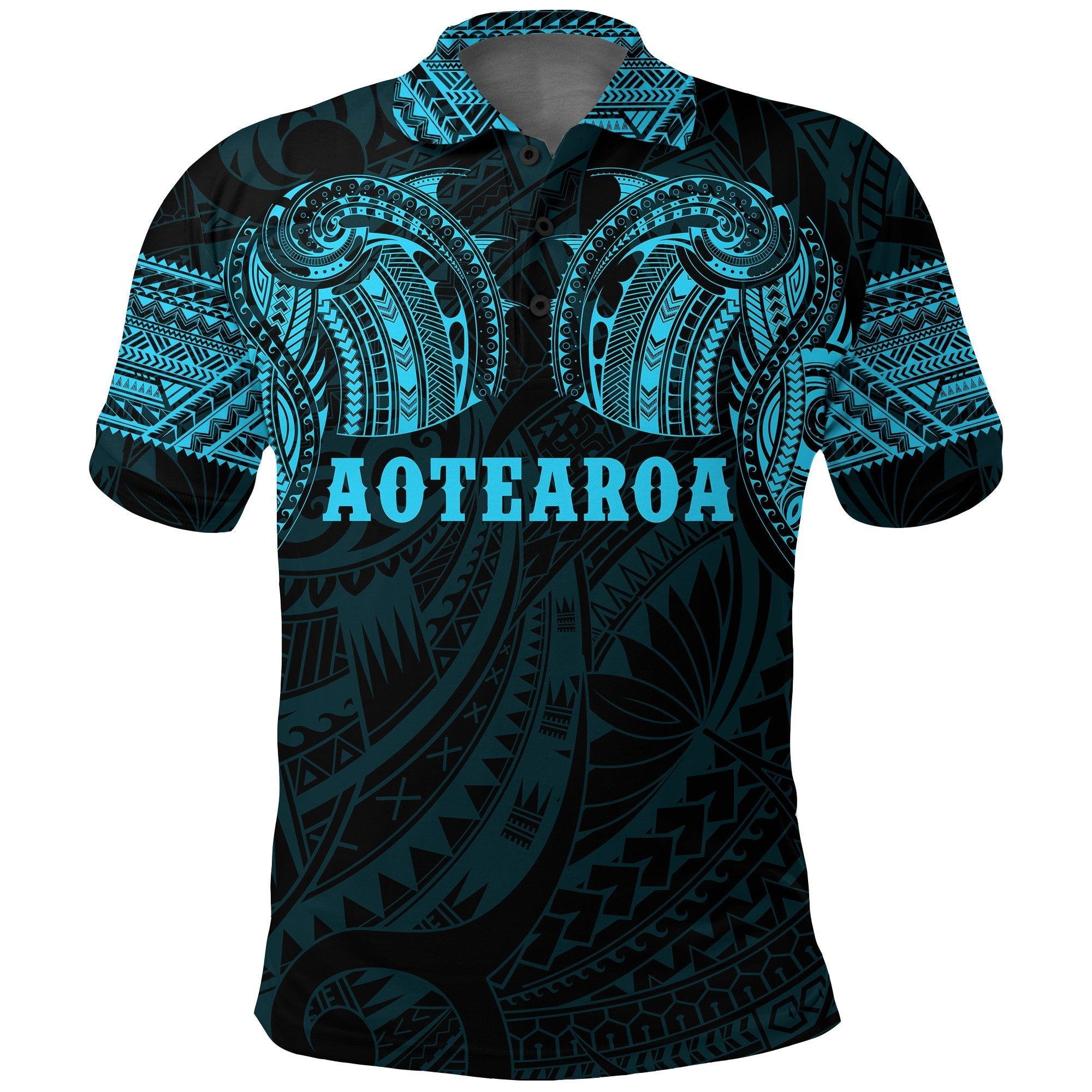 aotearoa-maori-tattoo-black-and-blue-polo-t-shirt