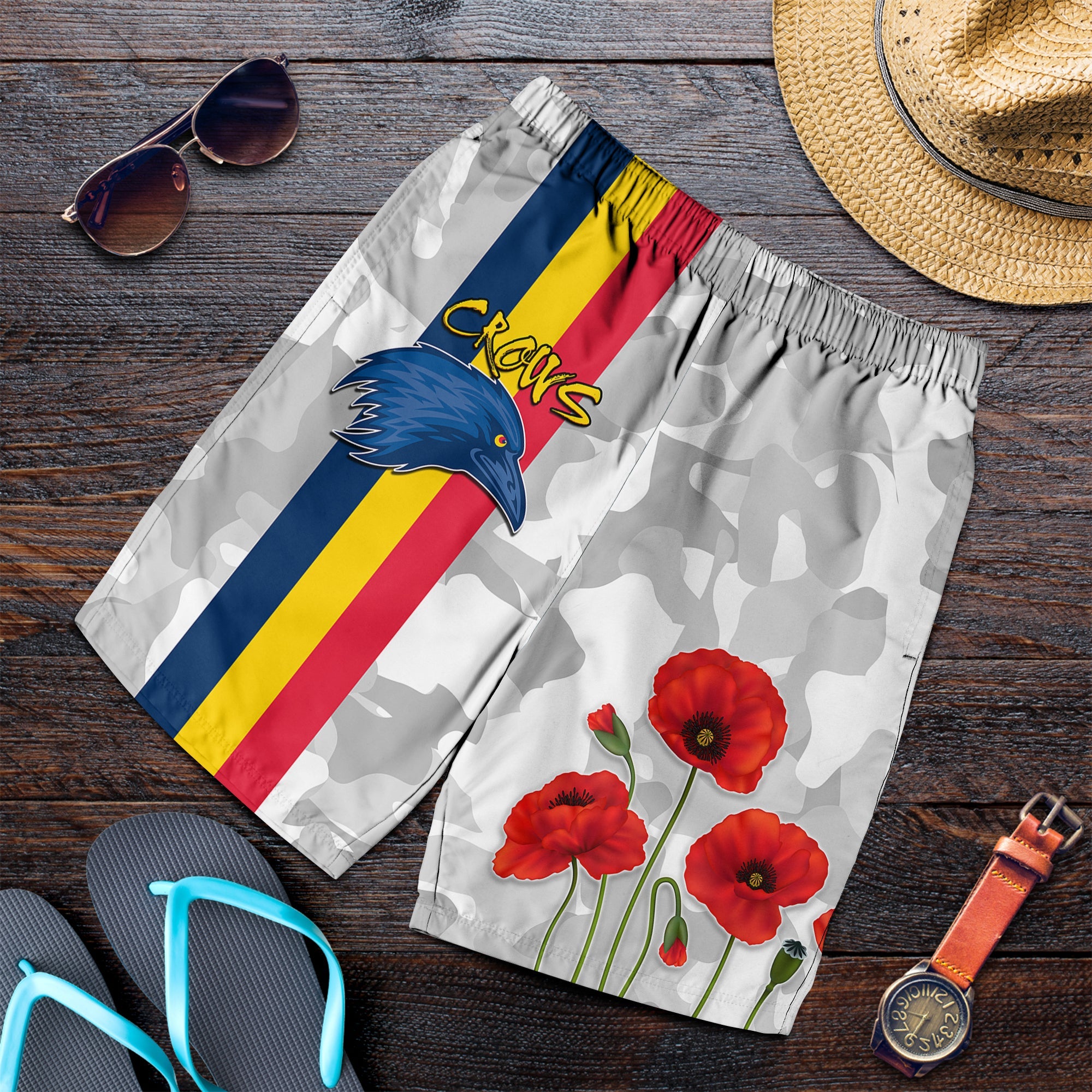 crows-anzac-2022-men-shorts-adelaide-football-aboriginal-poppy