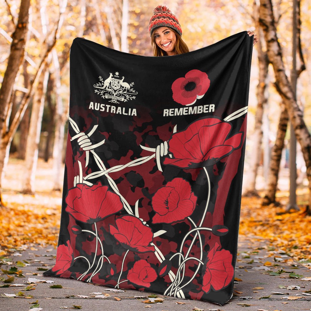 anzac-premium-blanket-anzac-with-remembrance-poppy-flower
