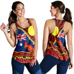 Australia Day Indigenous Art Women Tank Top
