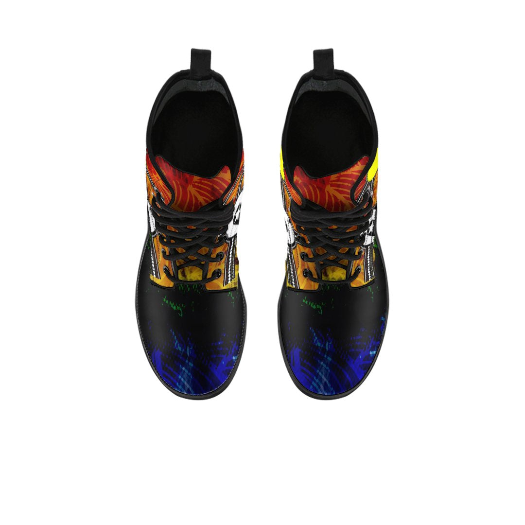 naidoc-week-2021-leather-boots-aboriginal-geometric-style