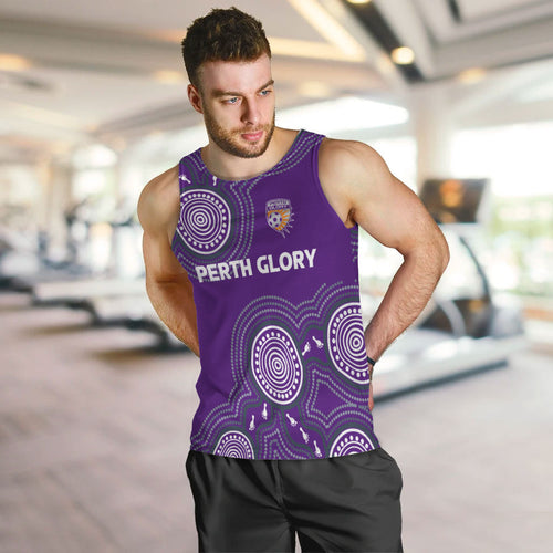 custom-personalised-perth-glory-men-tank-top-indigenous-dot-painting-art