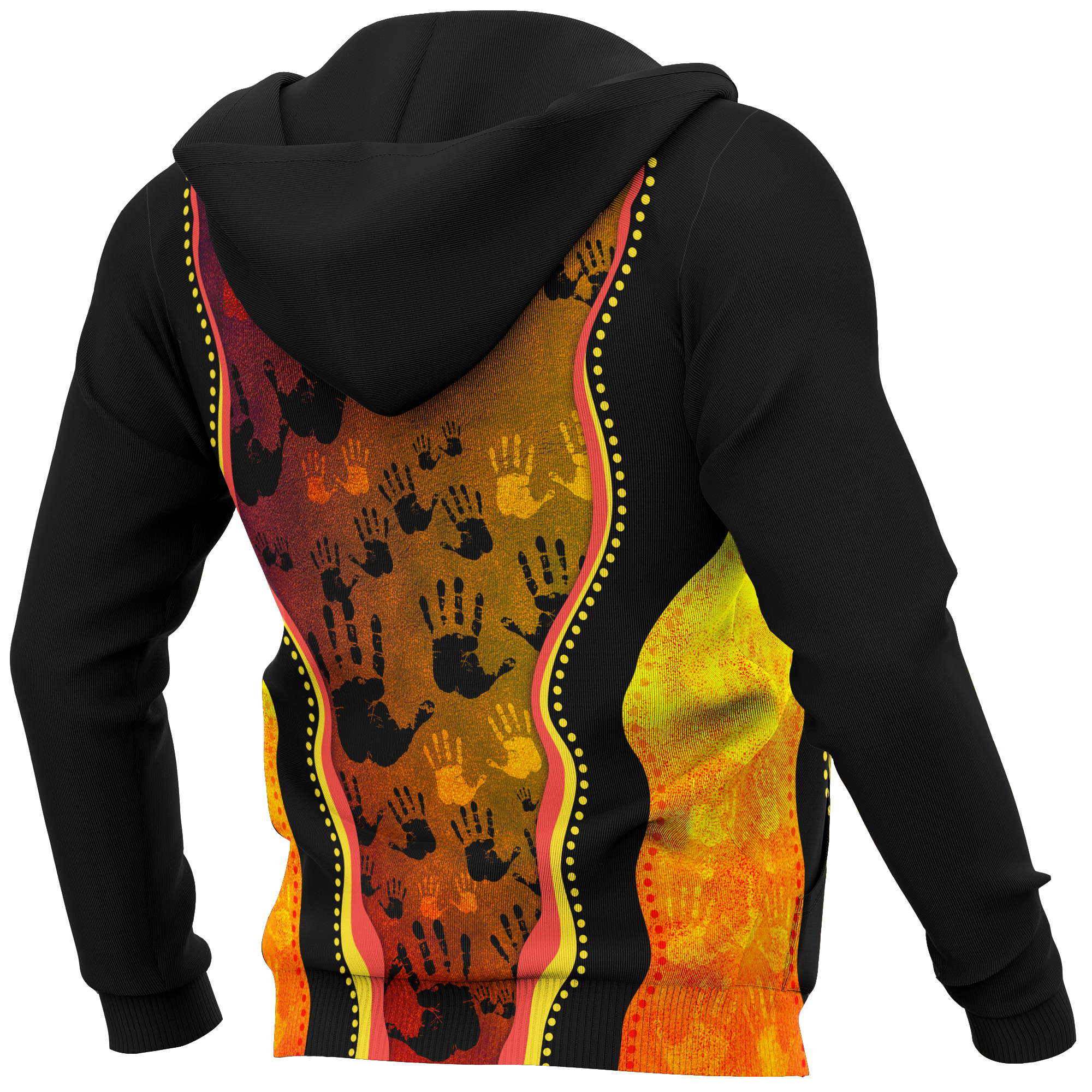 aboriginal-zip-up-hoodie-aboriginal-rock-painting-hand-art-golden-style