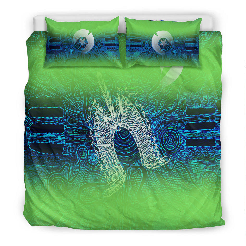 torres-strait-islands-bedding-set-indigenous-dot-painting-art