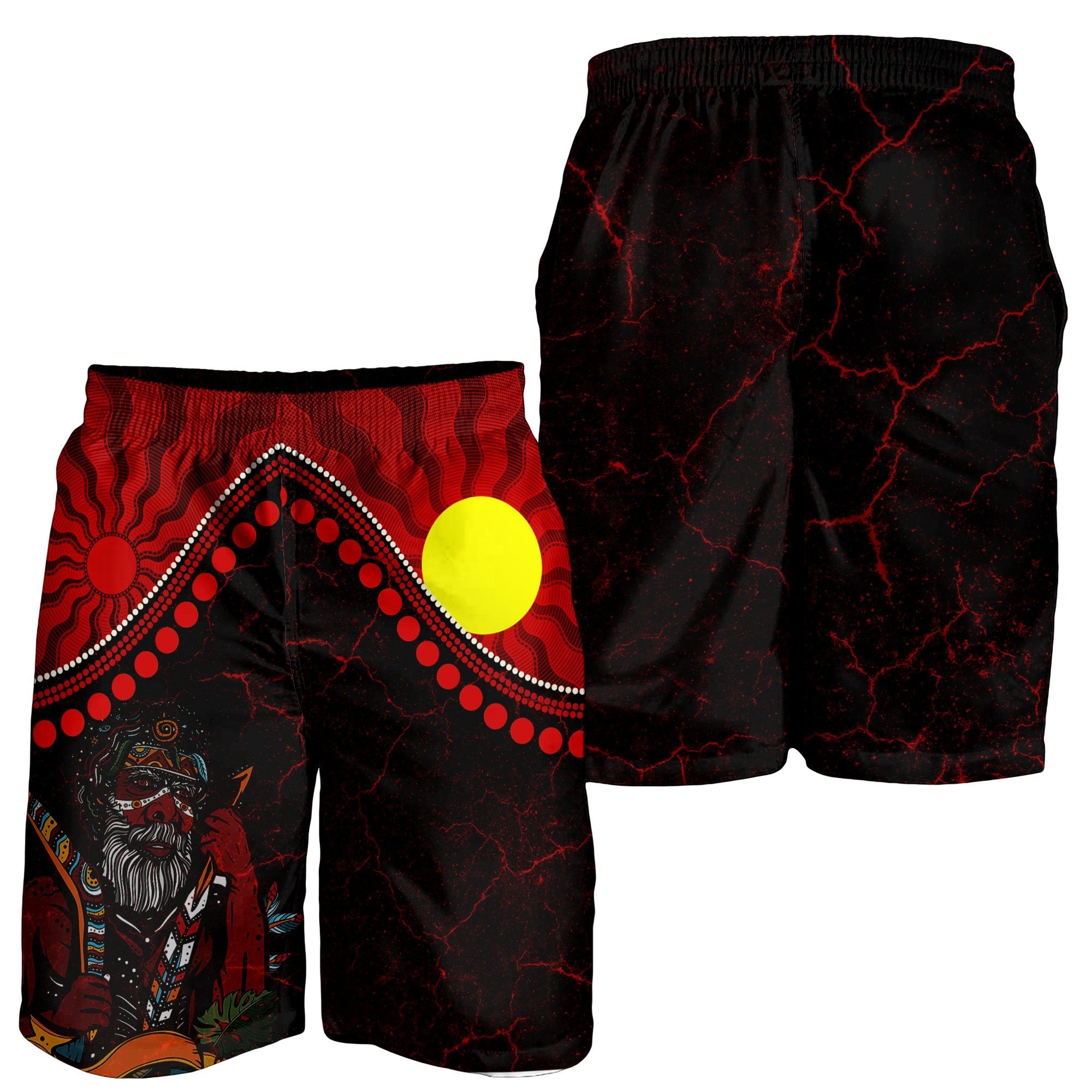 aboriginal-mens-shorts-indigenous-people-and-sun