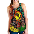 Australia Aboriginal Kangaroo Combine New Zealand Maori Kiwi Bird Women Tank Top - LT2