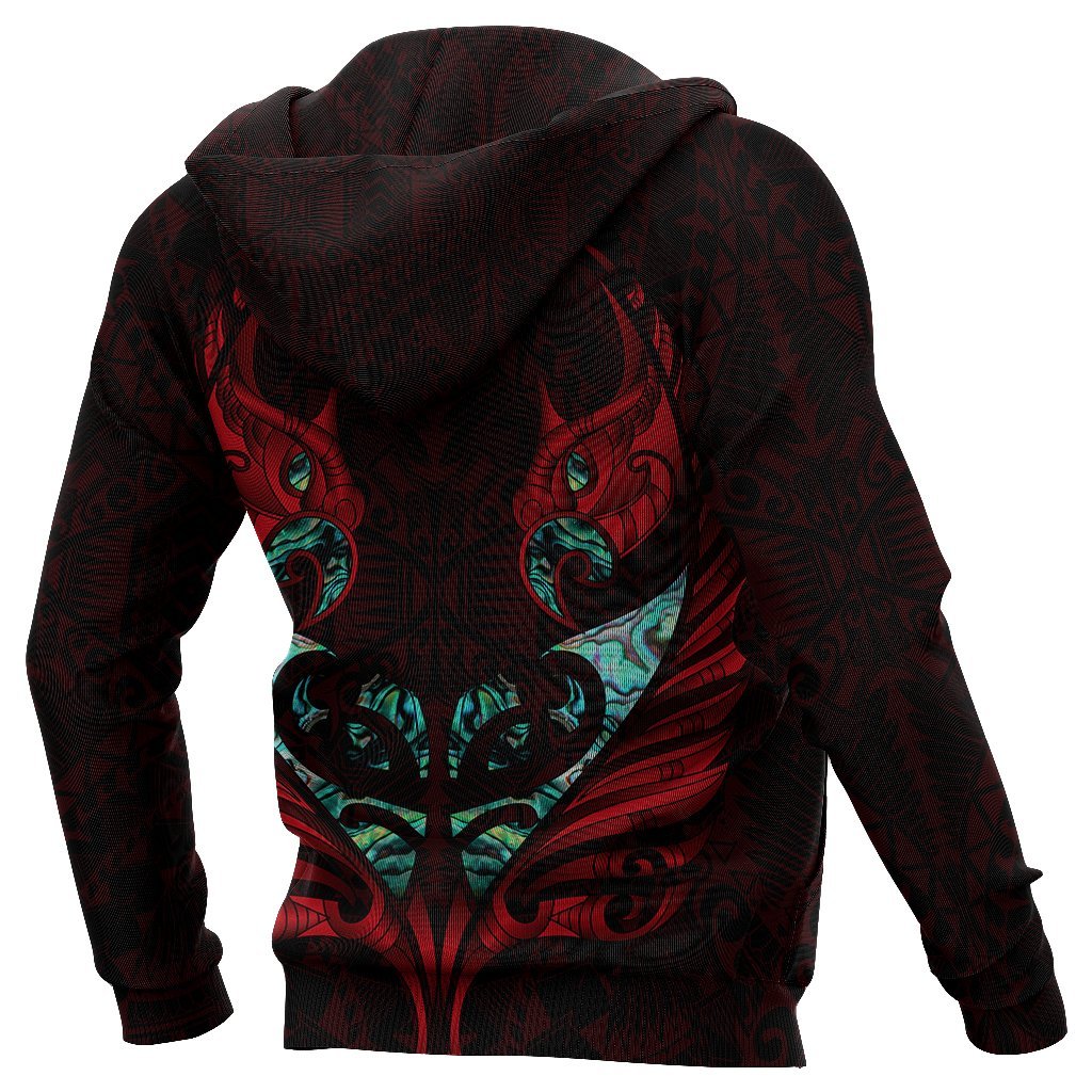 new-zealand-hoodie-manaia-paua-fern-wing-red
