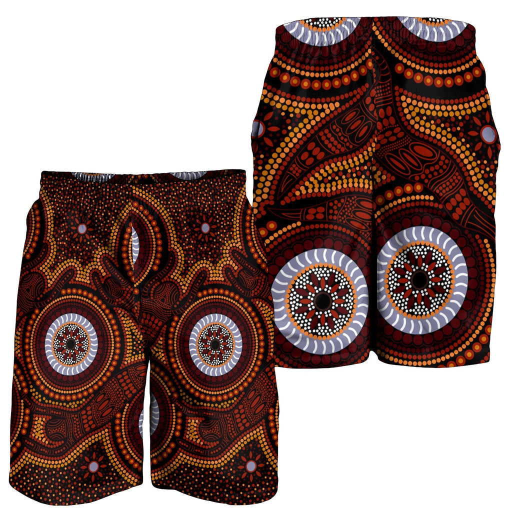 aboriginal-mens-short-aboriginal-human-dot-painting-art