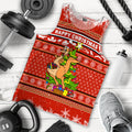 Australia Christmas Kagaroo Aboriginal Pattern
