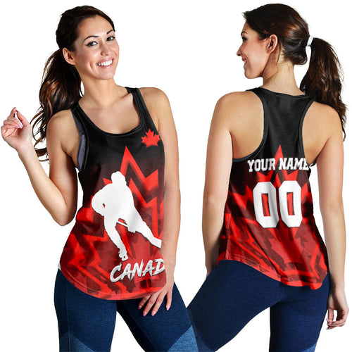 custom-personalised-canada-hockey-with-maple-leaf-women-tank-top