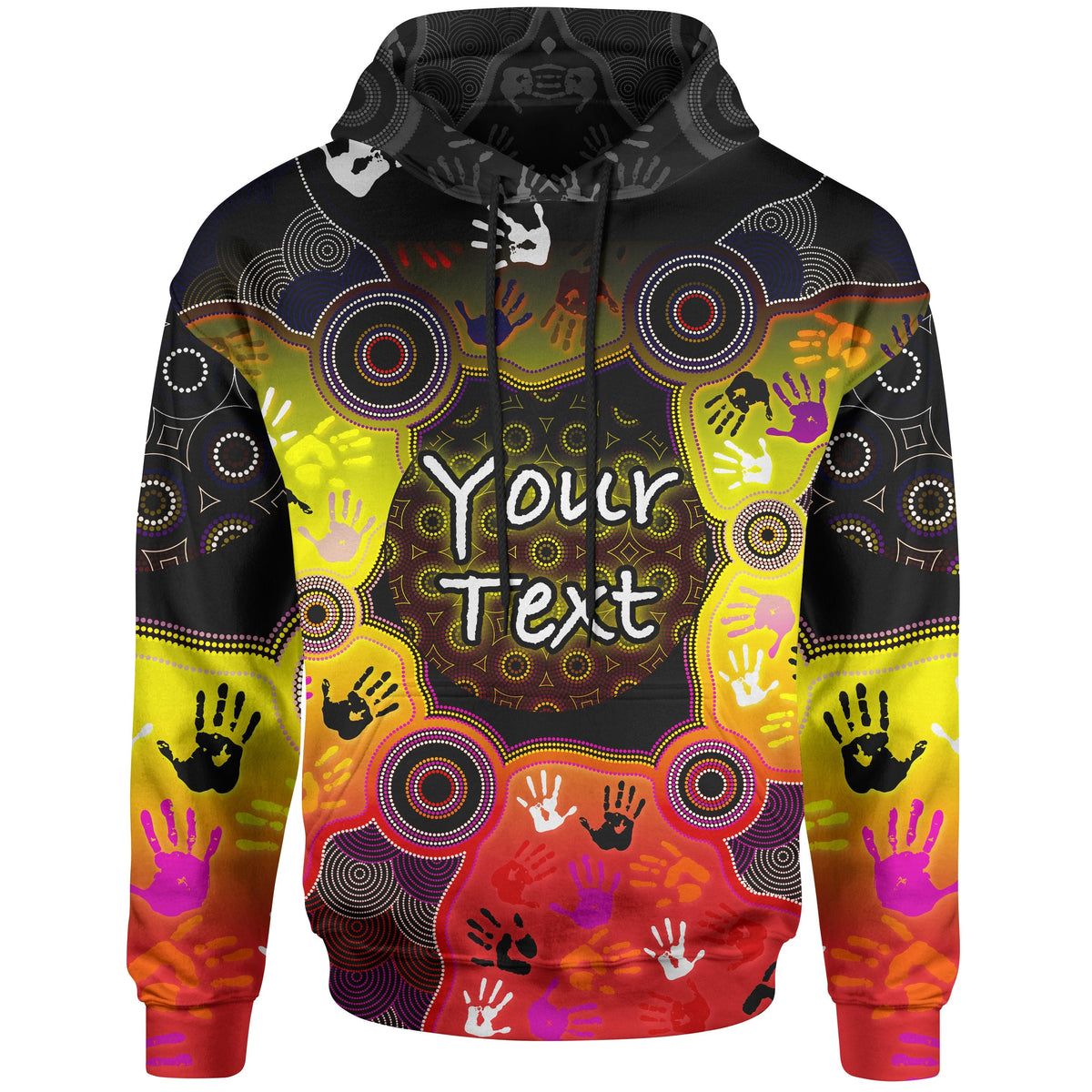 custom-kid-aboriginal-hoodie-indigenous-circle-dot-painting-hand-art