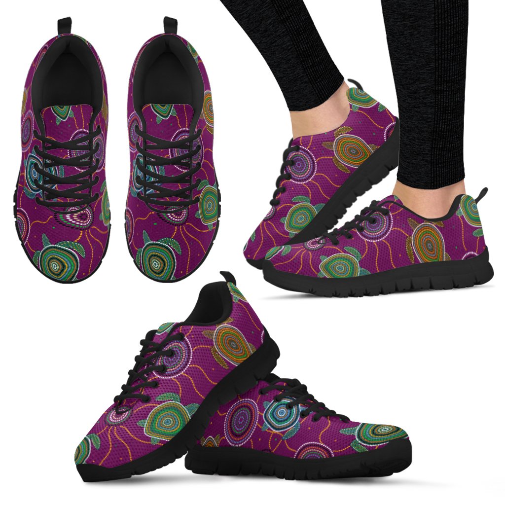 sneaker-aboriginal-turtle-purple-australia-dot-patterns
