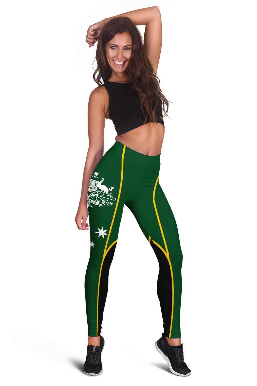 leggings-australian-coat-of-arms-green-tight-pants-women
