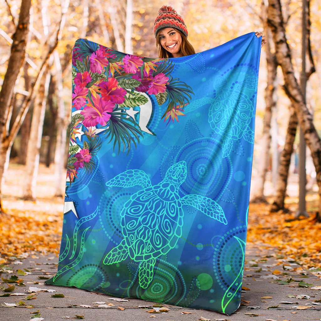 premium-blanket-torres-strait-blue-sea-with-hibiscus