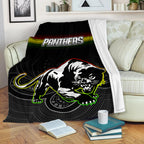 Black Panthers Rugby League Aboriginal Blanket - LT2