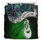 new-zealand-maori-bedding-set-manaia-paua-shell-glitter-green
