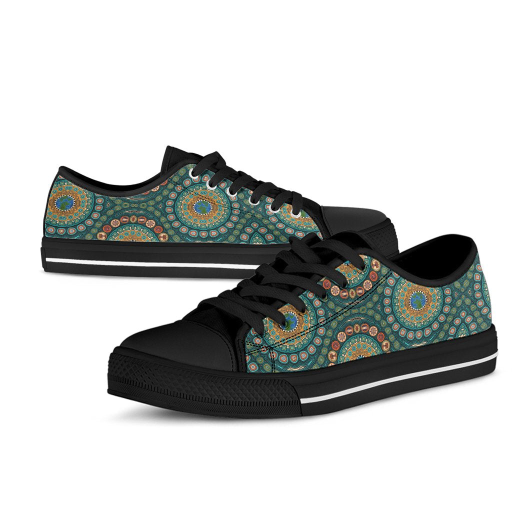 low-top-shoe-aboriginal-green-dot-painting-with-earth