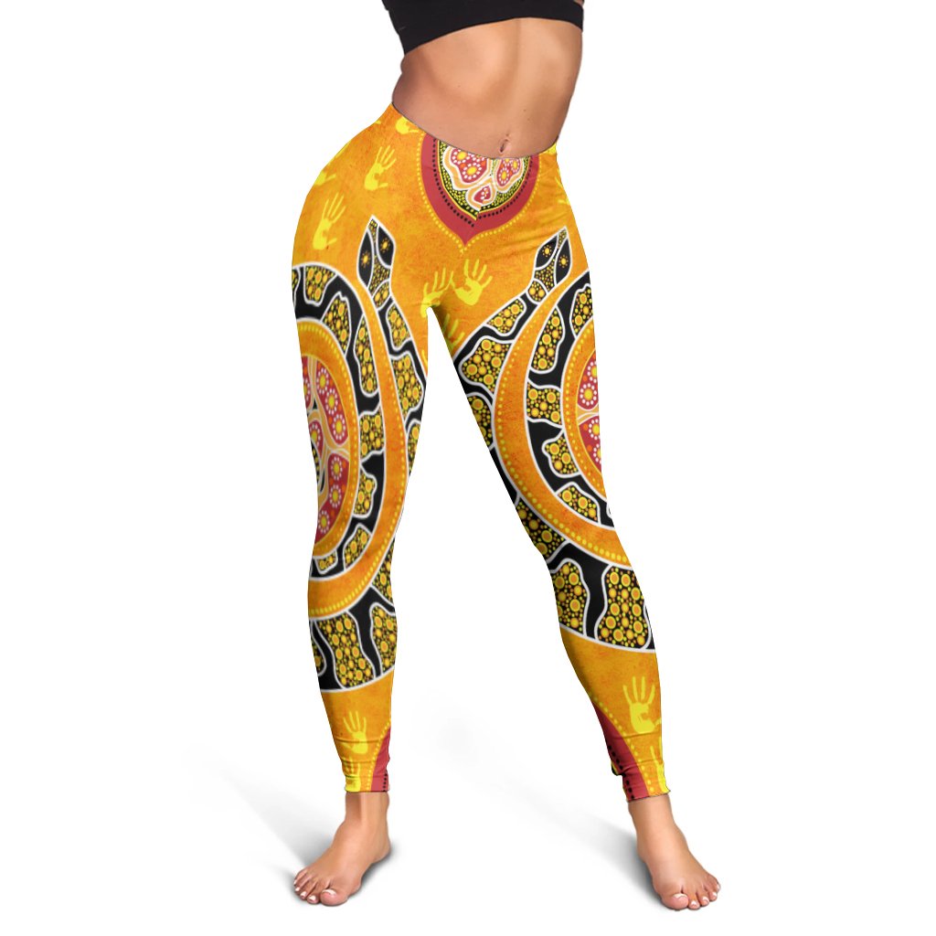 legging-aboriginal-unique-style-snake-orange-color-2021