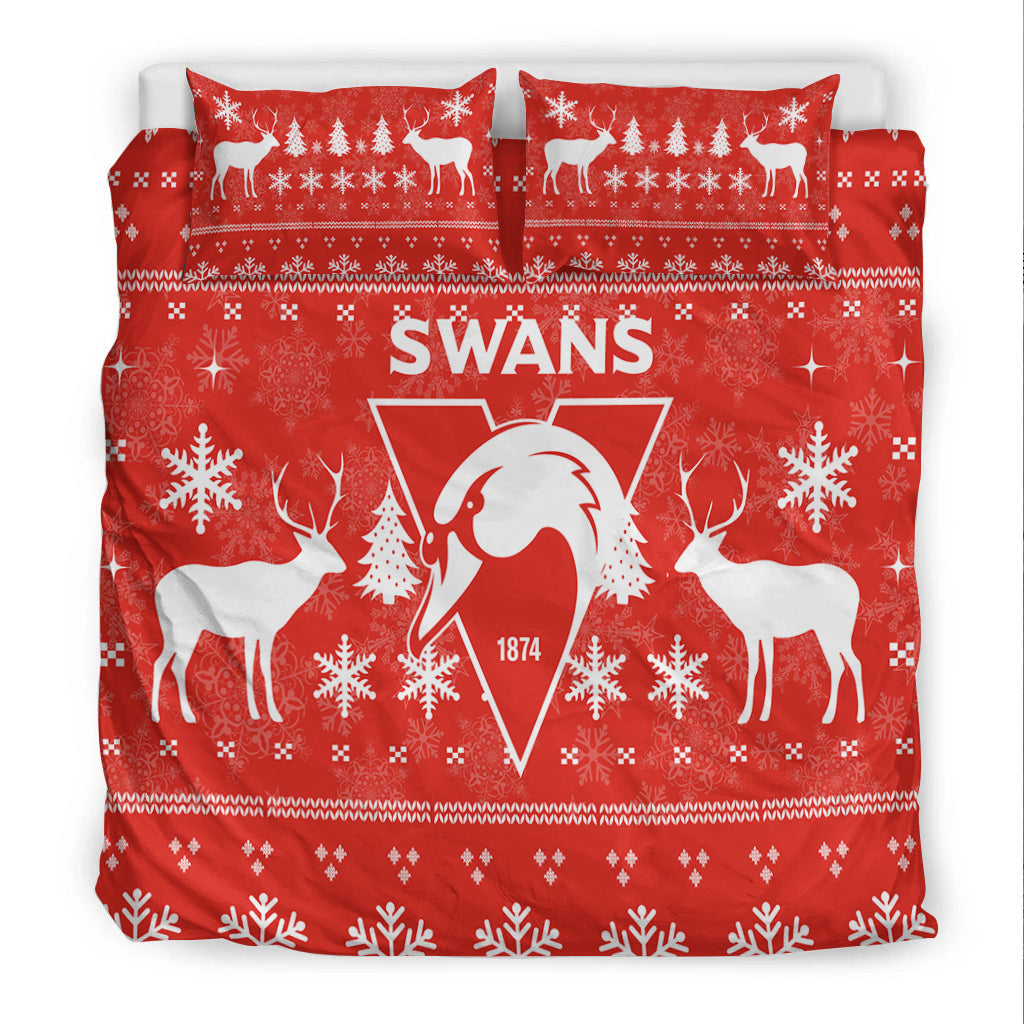 sydney-swans-bedding-set-christmas-ugly-style