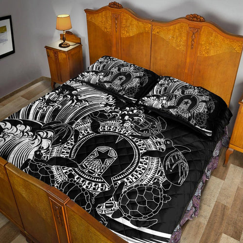 aboriginal-quilt-bed-set-torres-strait-islands-in-wave-black