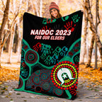 NAIDOC Week 2023 Aboriginal Art For Our Elders Blanket - LT12