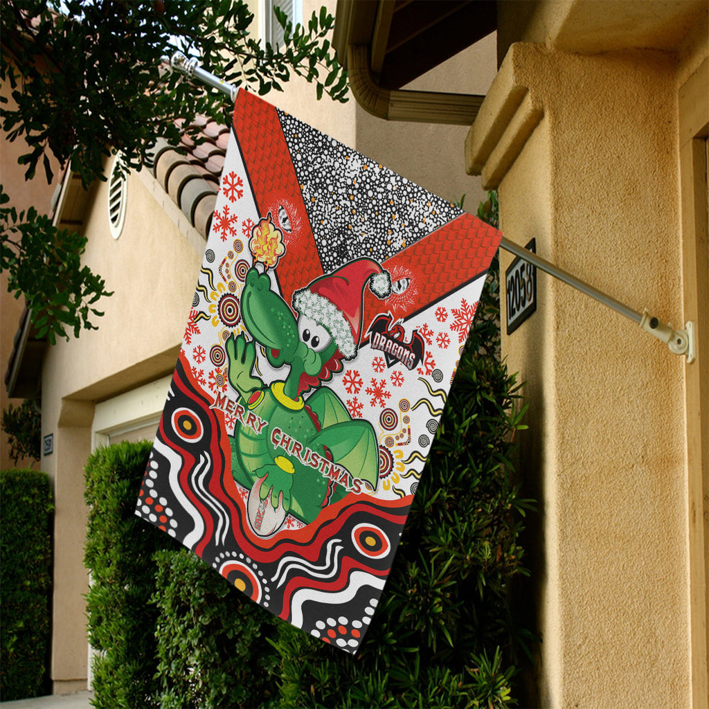 st-george-rugby-christmas-flag-custom-christmas-green-dragons-indigenous-flag