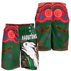 south-sydney-rabbitohs-rugby-custom-men-short-indigenous-dreaming-rabbitohs