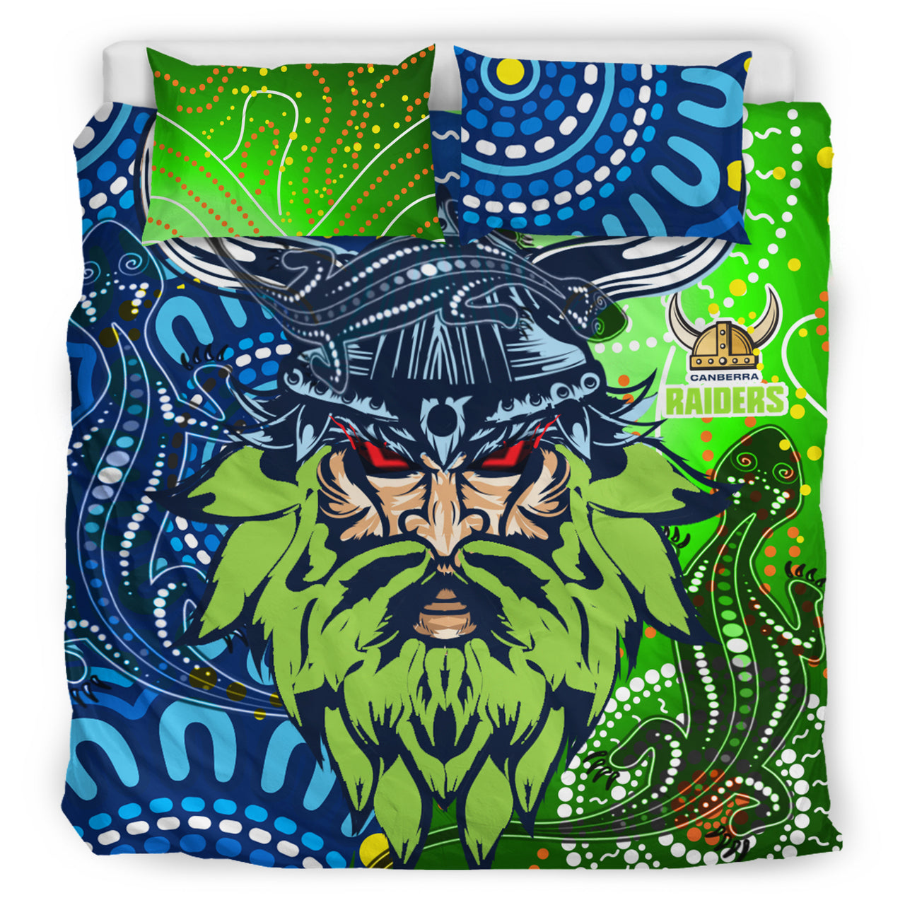 raiders-rugby-custom-aboriginal-bedding-set-the-indigenous-raiders-power