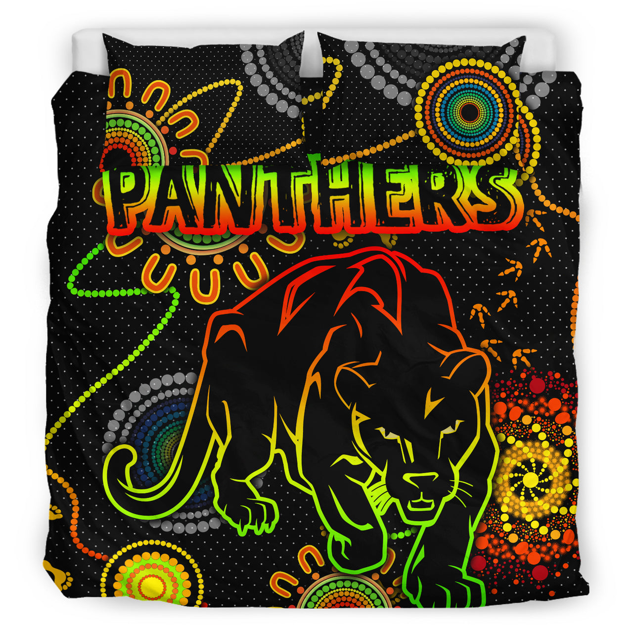 panthers-rugby-bedding-set-custom-indigenous-black-panthers-bedding-set
