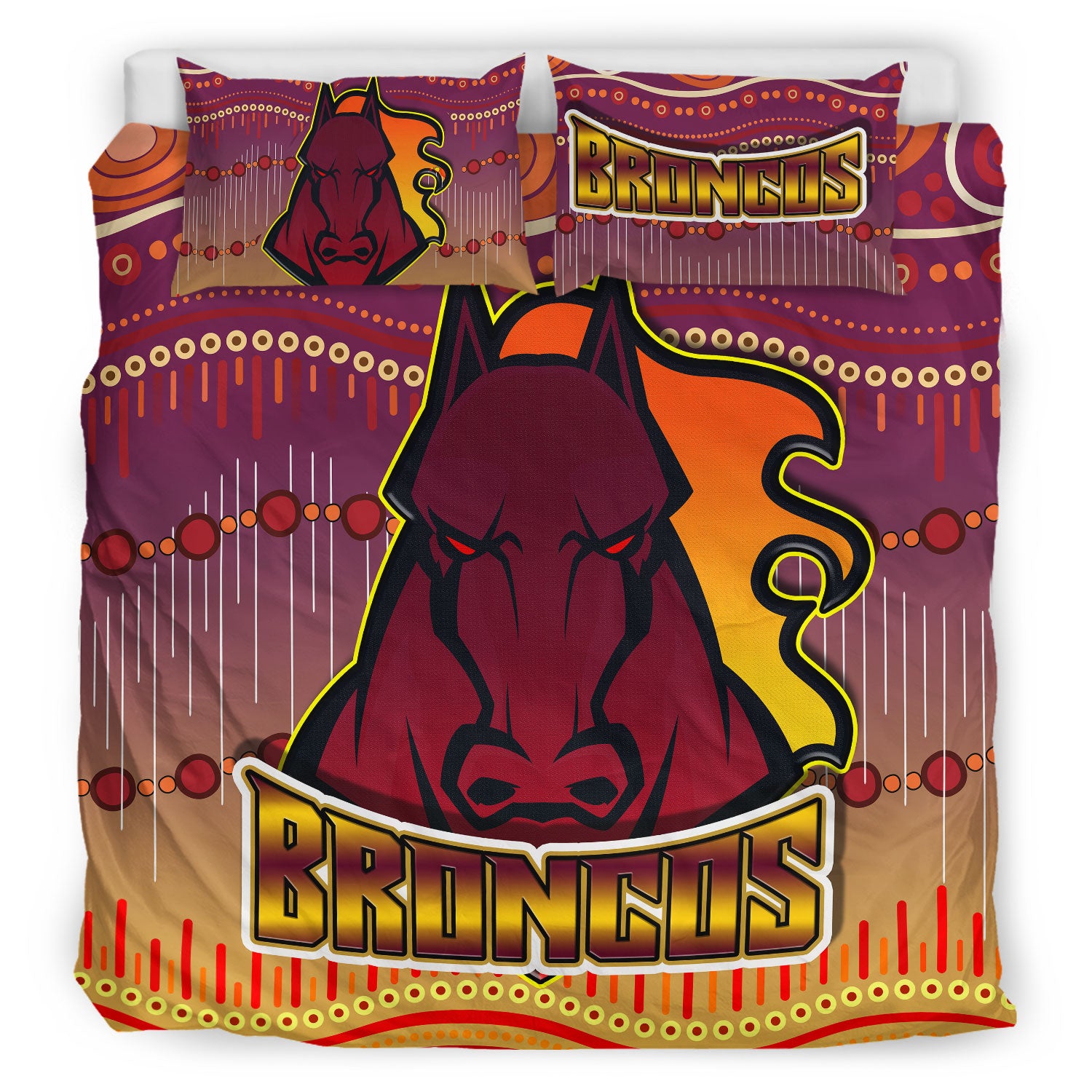 broncos-rugby-bedding-set-horse-aboriginal-patterns-bedding-set