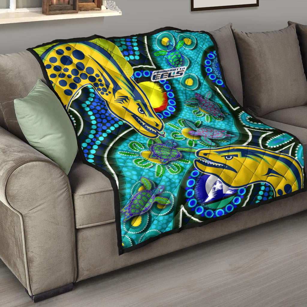 eels-rugby-quilt-custom-indigenous-eels-with-aboriginal-and-torres-strait-islander-flag