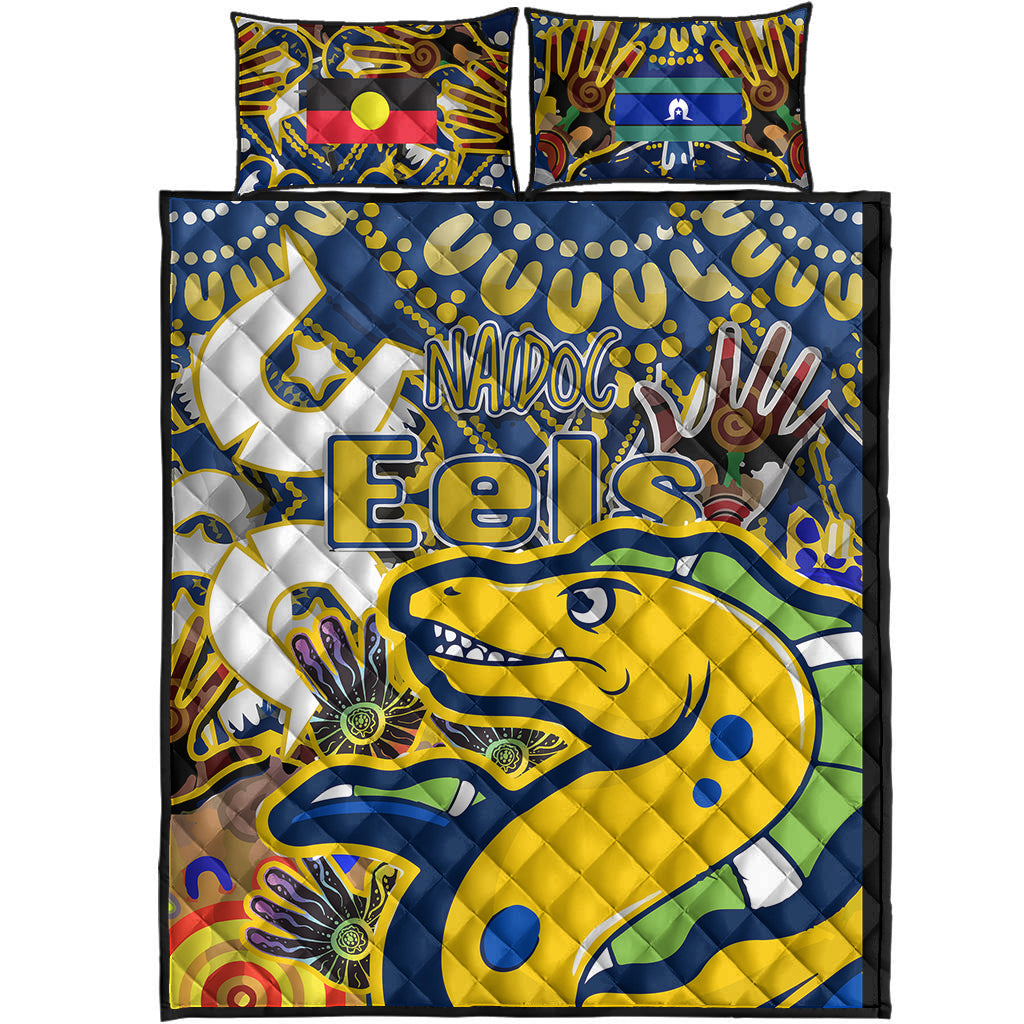 eels-rugby-naidoc-week-quilt-bed-set-custom-parramatta-eels-naidoc-week-celebrations