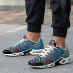 indigenous-all-stars-rugby-cushion-shoes-dreamtime-turtle-with-aboriginal-dot-painting-art-cushion-running-shoes-ver1