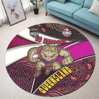 queensland-rugby-league-team-round-rug-queensland-maroons-with-aboriginal-patterns-state-of-origin-round-rug