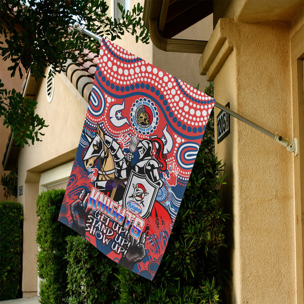 knights-rugby-naidoc-week-flag-custom-indigenous-newcastle-knights-get-up-stand-up-show-up-flag