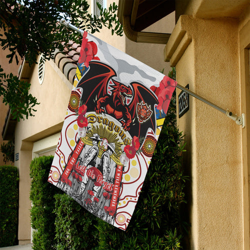 st-george-rugby-anzac-watercolour-flag-custom-remembrance-dragons-with-poppy-flower-flag