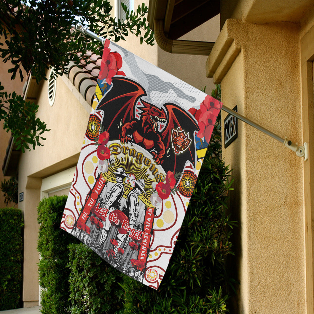 st-george-rugby-anzac-watercolour-flag-custom-remembrance-dragons-with-poppy-flower-flag