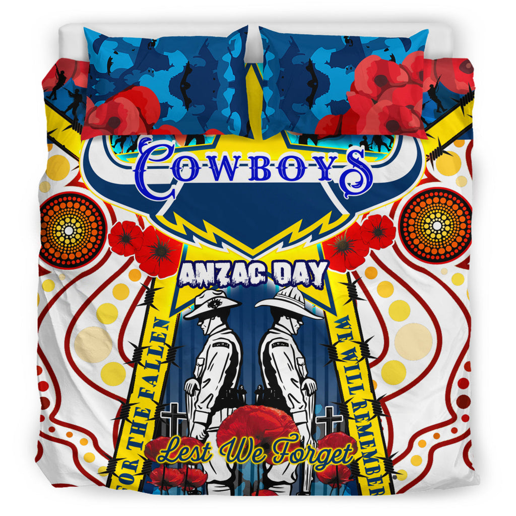 cowboys-rugby-anzac-day-watercolour-bedding-set-custom-remembrance-cowboys-with-poppy-flower