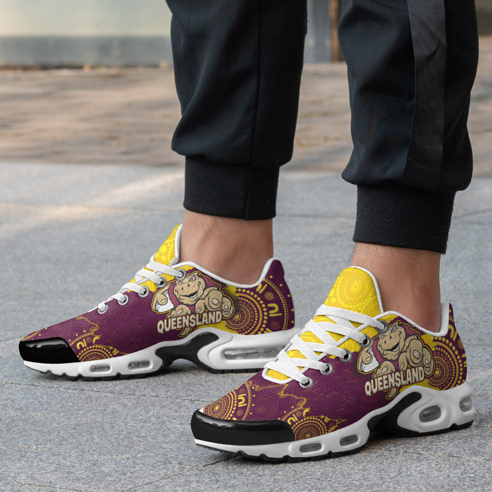 queensland-rugby-cushion-shoes-qld-cane-toad-state-of-origin-aboriginal-wrap-cushion-running-shoes