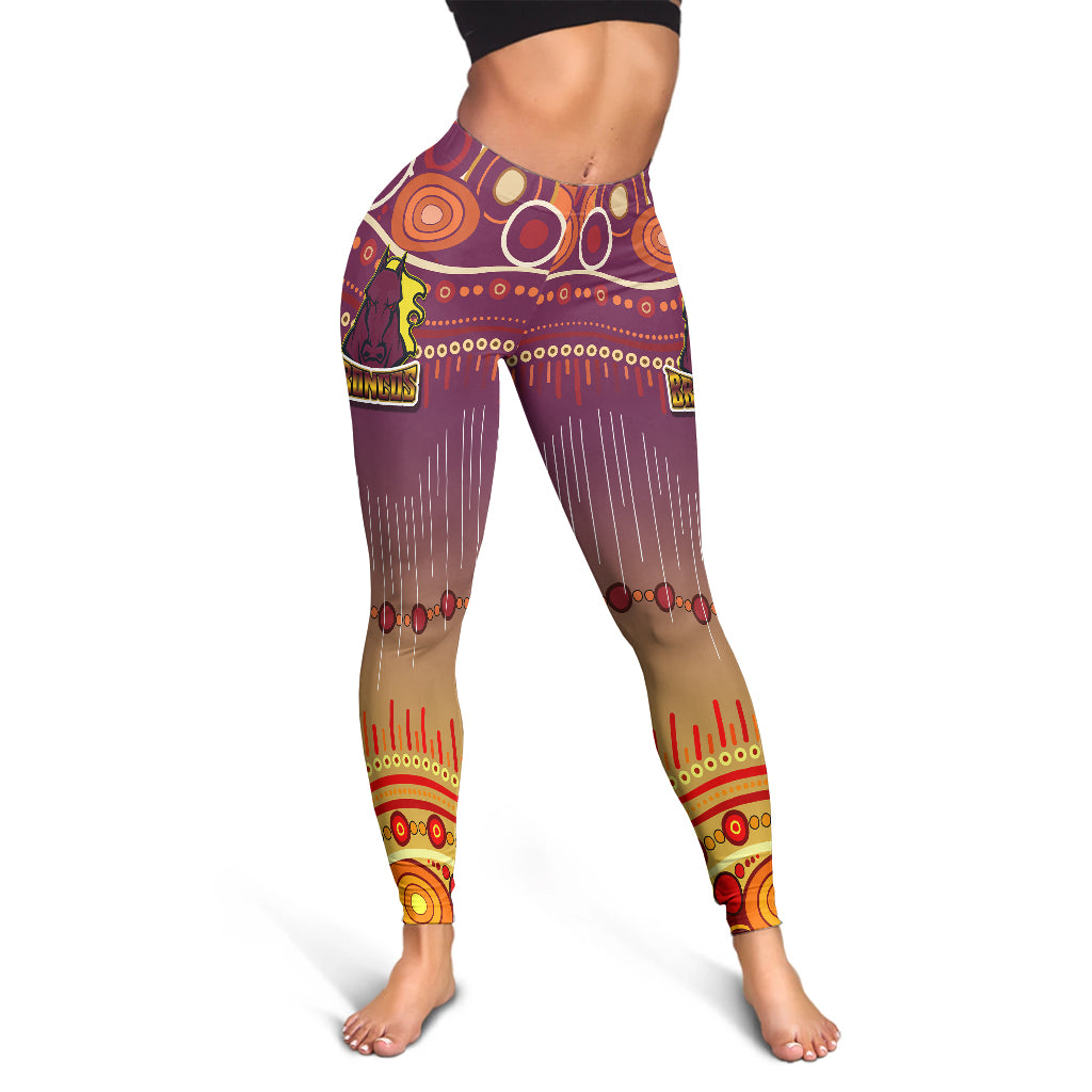 broncos-rugby-leggings-horse-aboriginal-patterns-leggings