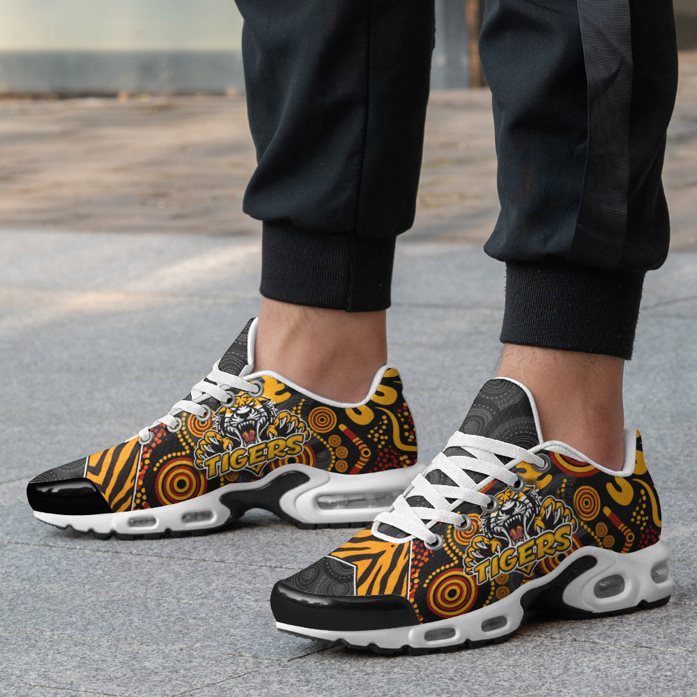 tigers-rugby-cushion-shoes-tiger-rugby-aboriginal-pattern-cushion-running-shoes