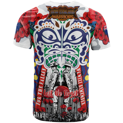 warriors-rugby-anzac-poppy-watercolor-custom-t-shirt-remembrance-new-zealand-warriors-with-maori-tino-rangatiratanga-flag