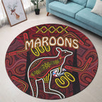 maroons-rugby-round-rug-qld-maroons-kangaroo-with-aboriginal-culture-round-rug
