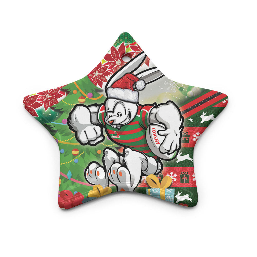 rabbitohs-rugby-ornaments-custom-christmas-tree-rabbit-rugby-ball-ornaments