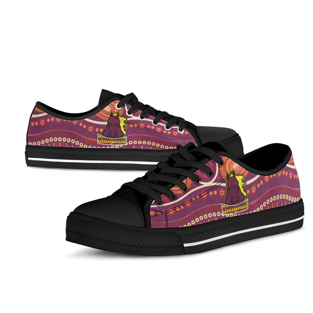 broncos-rugby-low-top-shoes-horse-aboriginal-patterns