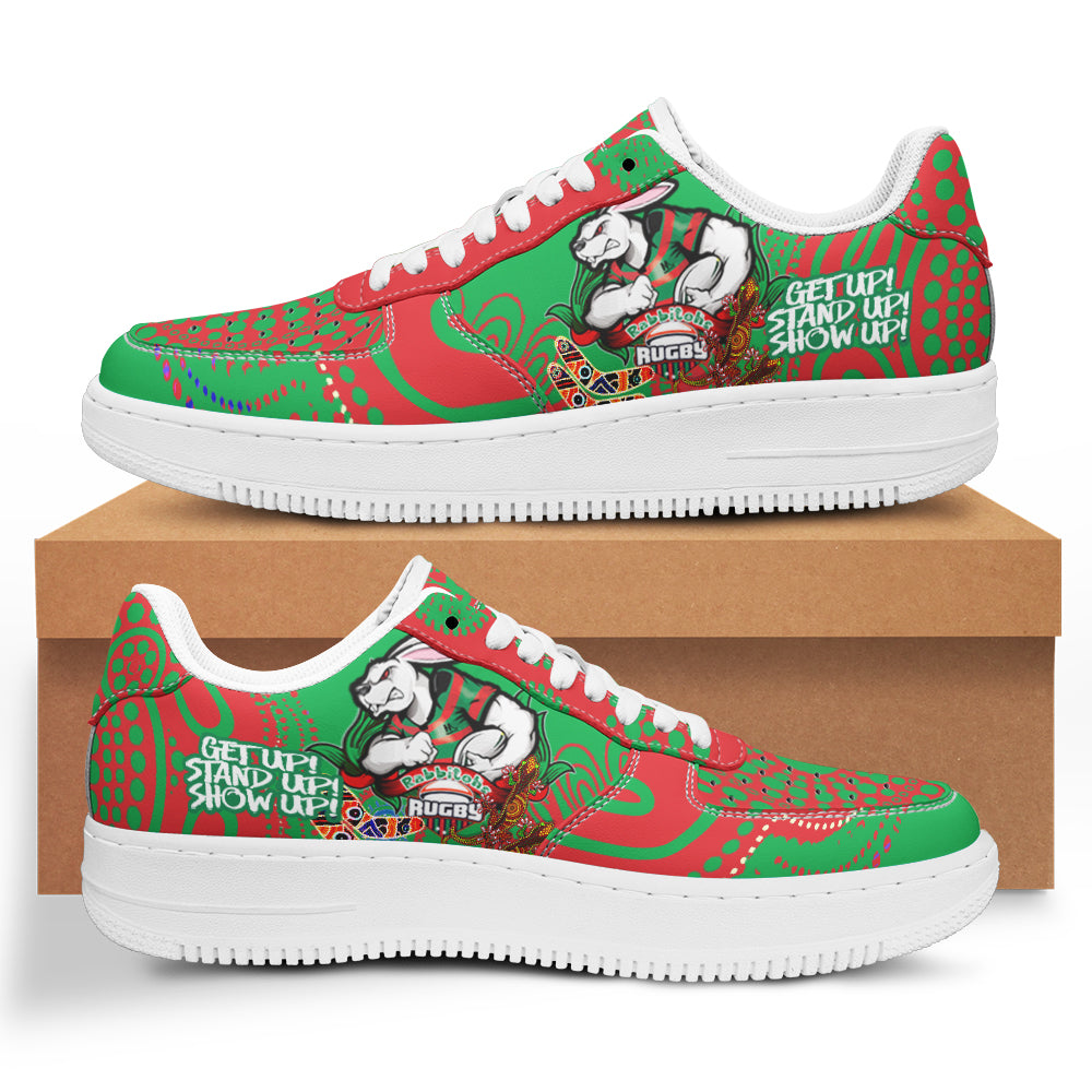 rabbitohs-rugby-naidoc-week-low-top-sneakers-f1-the-souths-get-up-stand-up-show-up-low-top-sneakers