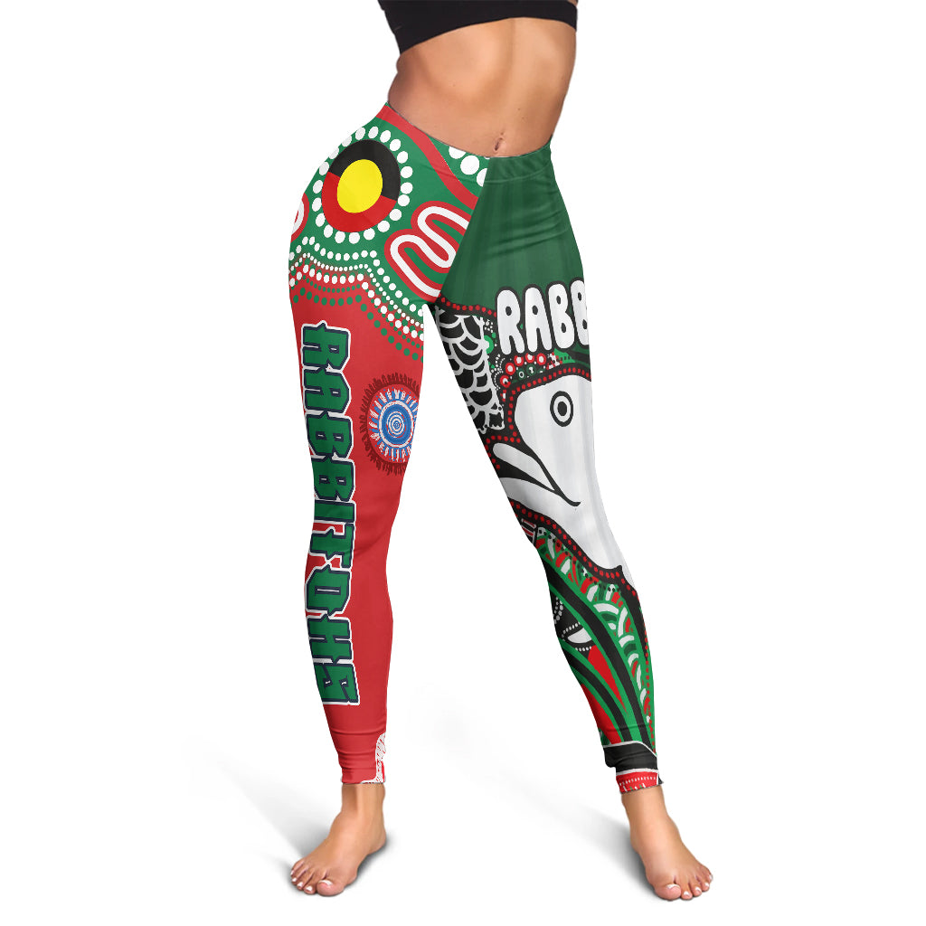 south-sydney-rabbitohs-rugby-leggings-indigenous-dreaming-rabbitohs-leggings