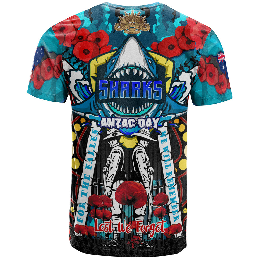 sharks-rugby-anzac-day-watercolour-custom-t-shirt-remembrance-cronulla-sutherland-sharks-with-poppy-flower