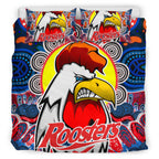 roosters-indigenous-rugby-custom-bedding-set-protection-under-the-sun